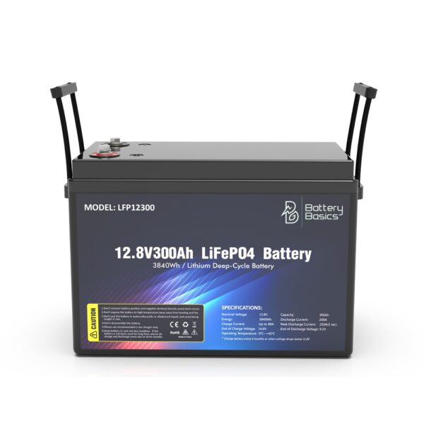 12.8V 300Ah LiFePO4 Battery